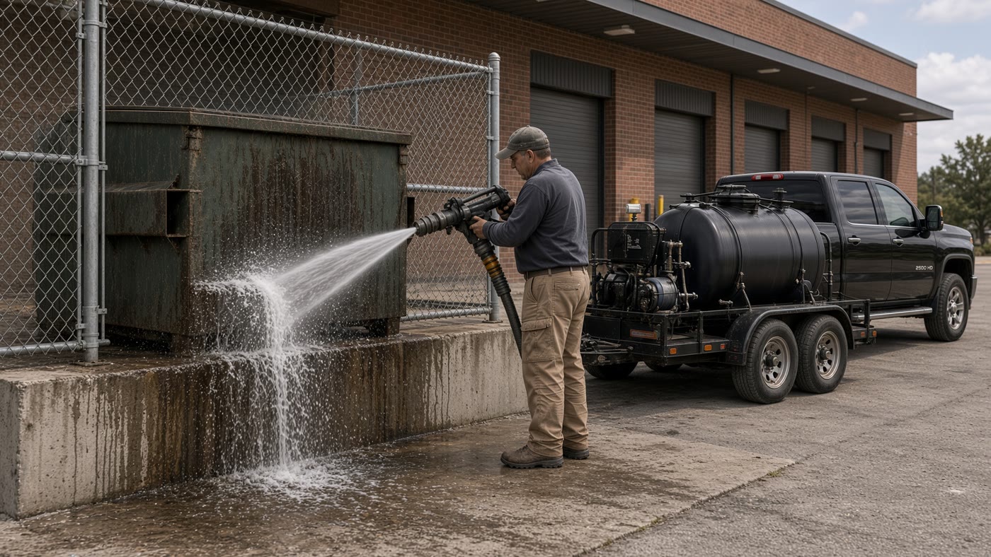 Restaurant dock wash
